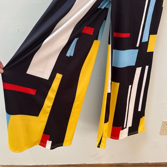 Vibrant Color Block Jumpsuit - Picture 3 of 3